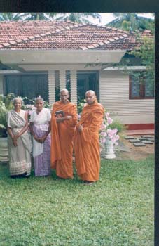 2000 at Olgama madam's home with my mother