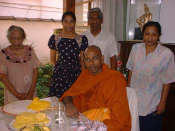2004 December Dana ceremony at mr Weerasuriya's home in Colombo (1)