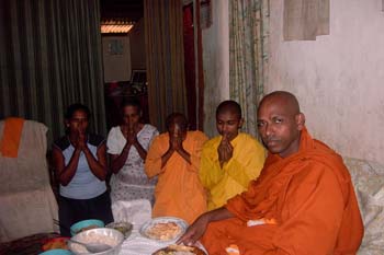 2004 December dana ceremony at seela matha temple in Mawatagama (1)