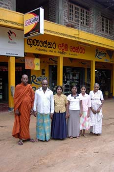 2004 December infront of the shop in Rajangana
