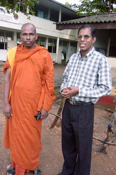 2004 December with k.B.jayawardena at deaf and blind school in Anuradhapura