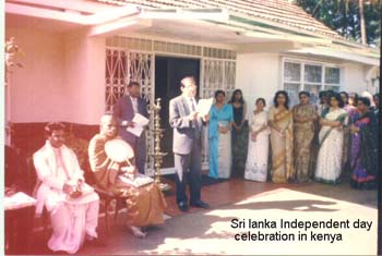 2000.2.4 independent day at HC's home at Nairobi in Kenya