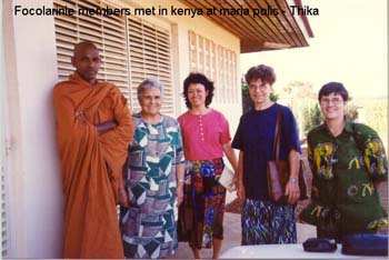 2003 February discussion with Focolarinie at thika in Kenya