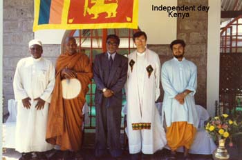 2003.2.4 independent day with HC and all other religious leaders at Nairobi - Kenya
