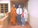 infront of the Sri Lanka Embassy inn Kenya with HC and Family