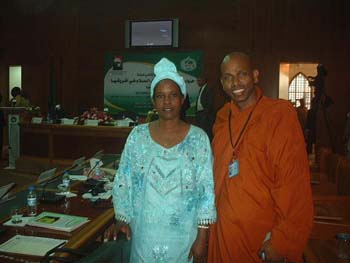 August 2007 at IFAPA meeting in Libya with MP from Uganda