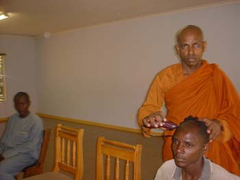 2004 January ordination of Tanzanian boys at African Buddhist seminary in south Africa (1)