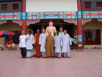 2004 infront of the new temple
