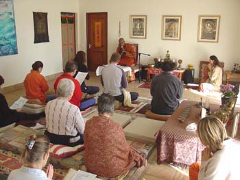 2005 August -  meditation retreat at SAt Chit Anand at Pletenburg bay in RSA