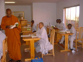 Teaching at African Buddhist seminary in 2006