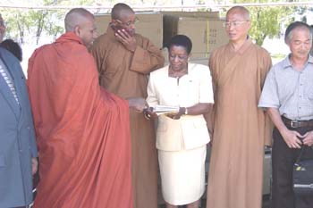 2004 - Oct Wheel chair donation at Dar es salaam (10)