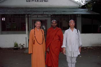 2004.10.03 - at Buddhist temple in Dar es salaam before donating wheel chairs to Government (5)