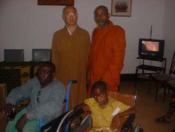 2005 June wheel chair donation in Tanzania