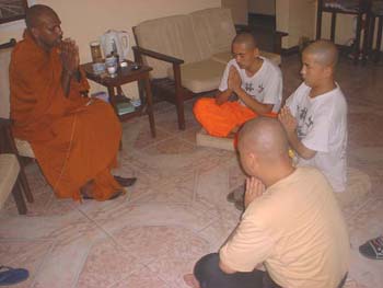 Blessing for Shavoling monks in Dar