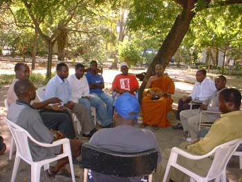 Group discussion with ex ABS students