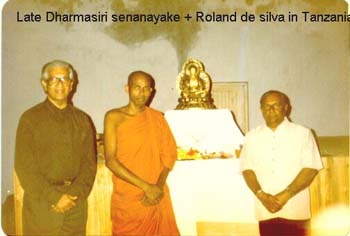 MP Dharmasiri senanayake came to Tanzania