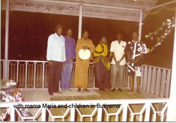 at late president Nyerere's home and grave at Butiyama after seventh day of his death doing some 