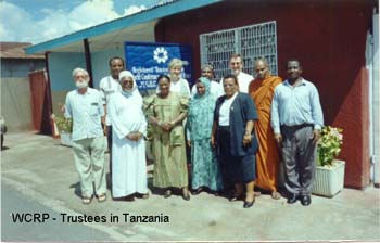 with all WCRP trustees in Tanzania