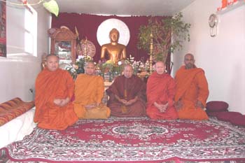 2003 at Weaten temple inside shrine room