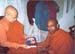 2003 gave a credential book to ven Kurenegoda Piyatissa at new york