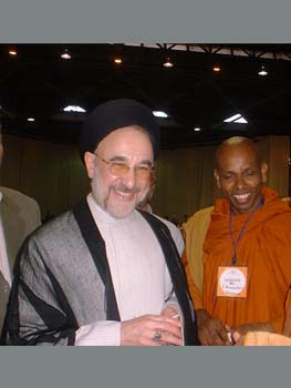at the Kiyoto meeting with former Iran president