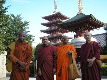 at the Zen temple