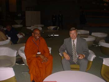 with former Norway Prime minister