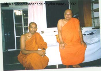 2002 with K.Sri Dhammananda nayaka thero