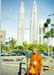 2002 - December- infront of the twin towers at kwalalampur in Malaysia