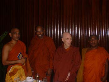 with ven Galagama Dhammaransi, Bhikky Bodhi and