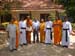 Group photo with Daya Master and other priests in Kilinochchi office May 2006 -