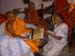 Parents Thanks giving day meeting in Sri Lanka 2006 my mother getting a gift from Maha nayaka thero -
