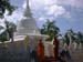 at Uggalboda temple in Kalutara with Maha nayaka Thero in  2006
