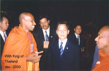 2000 December - with Prime minister of Thailand