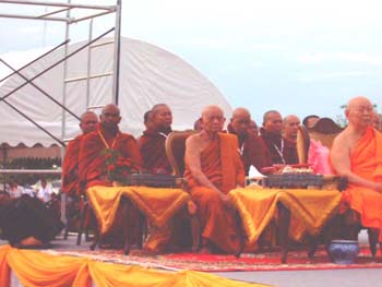 2005 May Vesak day at Buddha monton in Thailand