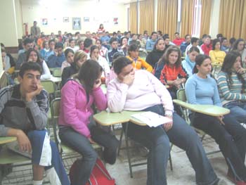 2005 December - teaching high schools at Malaga in Spain (4)