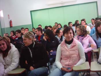 2005 December- teaching at high school ( CES STA Maria de los Angeles Bachillerato y Cicloc Form2
