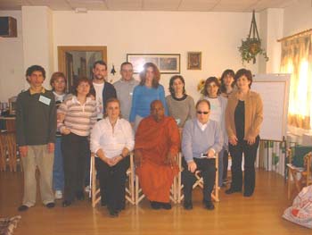 2005 November - Meditation retreat at Madrid in spain (2)
